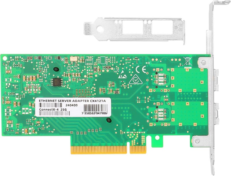Vogzone 25GbE NIC Card for Mellanox MCX4121A-ACAT, PCIe 3.0 x8 25Gb Ethernet NIC with Mellanox ConnectX-4 Lx Chipset, Dual SFP28 Network Card Support RDMA - Image 4